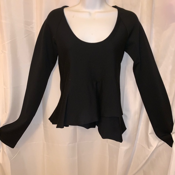 SAINT LAURENT size MED wool scoop neck SWEATER - Picture 7 of 10